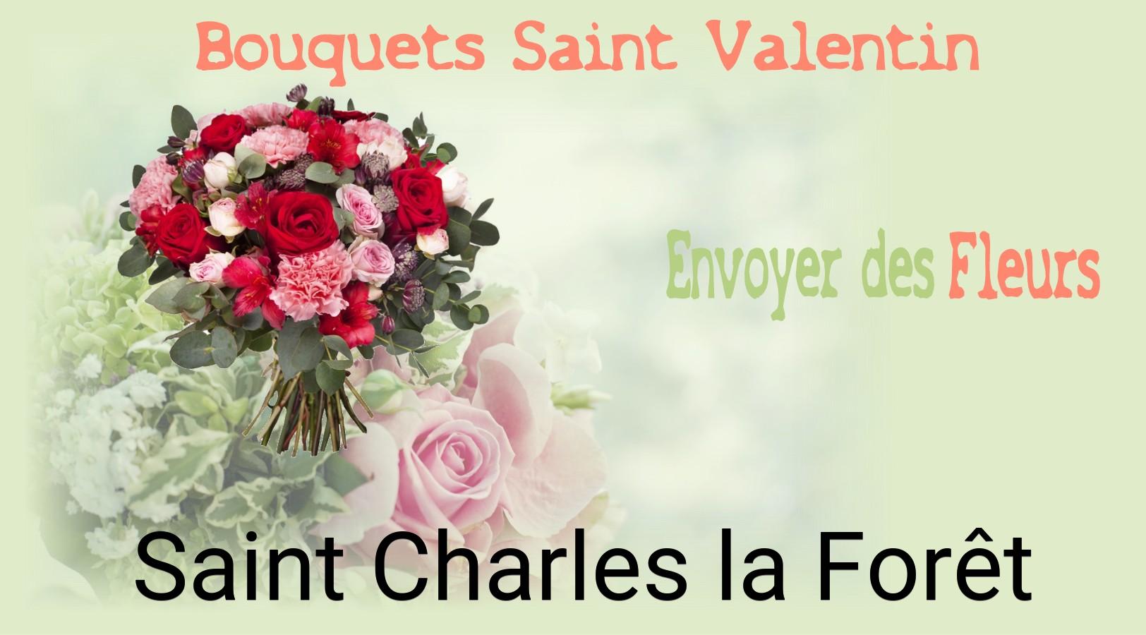 Roses de Saint-Valentin livrées à Saint-Charles-la-Forêt